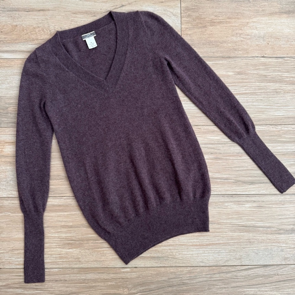 J.Crew 100% Cashmere V-Neck Sweater Size Extra Small